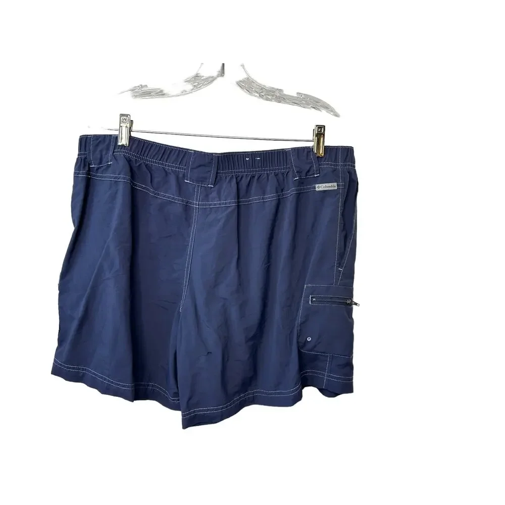 Columbia Blue Swim Trunks Shorts Men's Size XL - No Liner